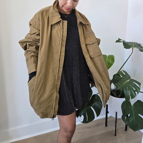 Timberland Other - Timberland Work Jacket Unisex Earth Canvas  Light Brown Military Men's XL